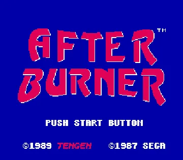 After Burner (USA) (Unl) screen shot title